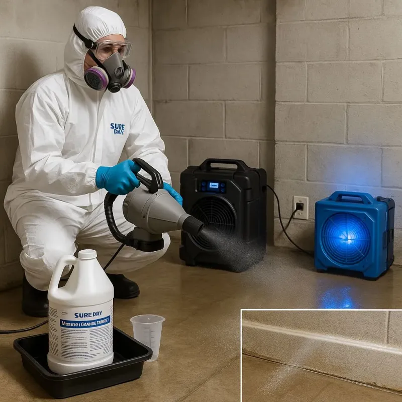 Sanitization and Odor Removal process in Lexington, OK