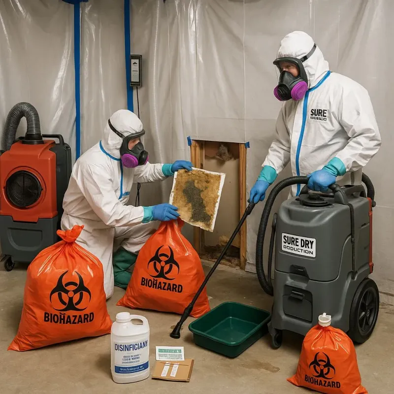 Contaminated Water Handling Protocols process in Lexington, OK
